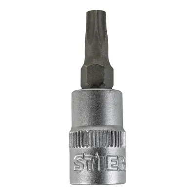 Produktbild von STIER Torx-Bit-Steckschlüsseleinsatz 1/4'', TX 8, Schraubendreher-Einsatz, Bit-Einsatz, Stecknuss