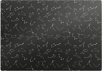 Produktbild von Konstellationsmuster – Bodenschutzmatte – Stuhlunterlage 100x70 cm – Rutschfest – Hartbodenmatte