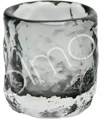 Produktbild von Teelichthalter ETNA Ø10x10cm Transparent Schwarz