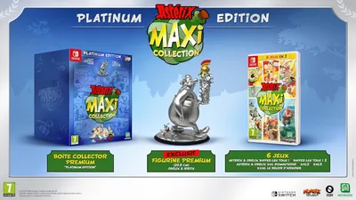 Obrázek produktu pro Microids Asterix Maxi Collection - Platinum Edition, Nintendo Switch, Režim multiplayer, Očekáváno hodnocení