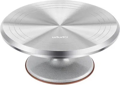Produktbild von Famanu Torten-Drehteller - Aluminium - 30 cm