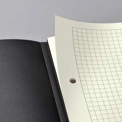 Produktbild von SIGEL CO802 Notizblock Conceptum, Hardcover, ca. A5, kariert, schwarz, 120 S.