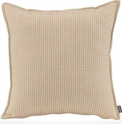 Produktbild von H.O.C.K. Allam Outdoor Kissen kariert 50x50cm mit Biese gelb nanu