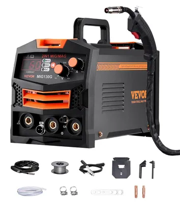 Produktbild von VEVOR MIG-Schweißgerät, 130 A synergetische MIG-Schweißmaschine, 2-in-1-Gas-MIG/