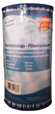Produktbild von Summer fun Hochleistungsfilterkartusche für Standardbecken rot