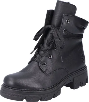 Immagine prodotto di Rieker donna stivale stringato nero