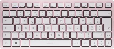 Obrázek produktu pro CHERRY KW 7100 MINI BT, Bezdrátový, Bluetooth, Nůžkový spínač, AZERTY, Růžová