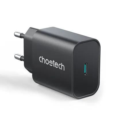 Immagine prodotto di Incarcator Choetech USB Tipo C 25W PPS PD Nero (PD6003)