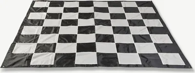 Image de XXL Tapis d'échecs de jardin, 140X140cm outdoor Jeu d'échecs avec sac