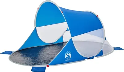 Produktbild von vidaXL Strandzelt Azurblau Pop-Up Wasserdicht