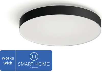 Obrázok produktu pre Philips Hue White ambience 4116130P6, Inteligentné stropné svetlo, Bluetooth/Zigbee, Čierna, LED, Kov, Žiarovky bez možnosti výmeny
