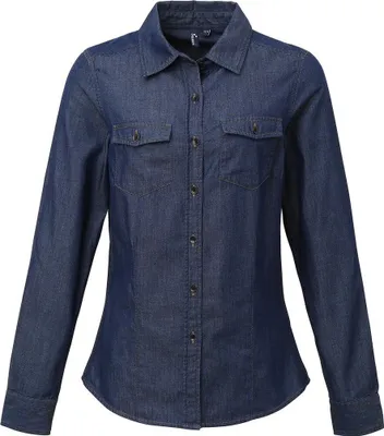 Image de Chemise Premier pour femmes PC6094 (3XL) (bleu jean indigo)
