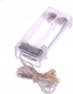 Produktbild von Batteriebetriebene Weihnachtsbaumbeleuchtung 20 Stück Warmweiss, Flexibles Kabel