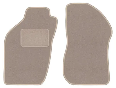 Productafbeelding van Velours voormatten voor Alfa Romeo 145 1994-2001 (hatchback) – 2-delig, beige, op maat – Wielganizator LUX