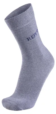 Image de Replay - Chaussettes pour homme/femme unies (lot de 3) LT4845 (35 EU - 38 EU) (gris chiné/bleu foncé)