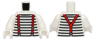 Image de T-shirt blanc LEGO pour figurine (référence : 973pb5740c01) – neuf