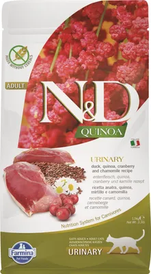 Produktbild von Farmina Pet Food N&D Quinoa, Adult, Ente, 1,5 kg, Getreidefrei, Ohne Geschmacksstoffe, Antioxidantien enthalten
