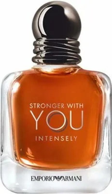 Produktbild von Emporio Armani Stronger With You Intensely, Männer, 50 ml, Nicht nachfüllbare Flasche, Rosa Pfeffer, Vanille, Bernstein