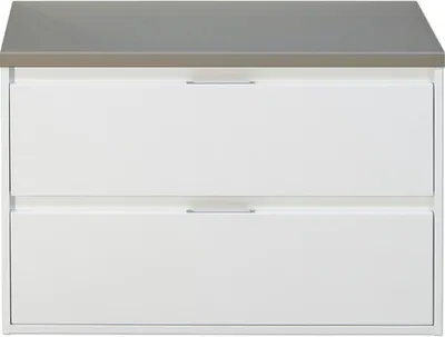 Obrázok produktu pre Kúpeľňová skrinka Sanox Porto 90 cm biela/kubanit