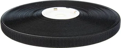 Produktbild von Klettverschluss 20mm selbstklebender Haken schwarz