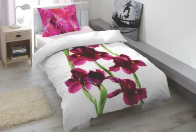 Obrázek produktu pro HOME ELEMENTS bavlněné saténové povlečení, The Laurels Collection