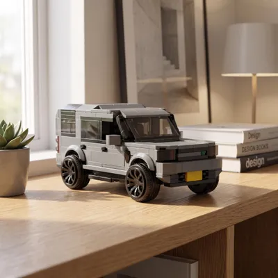 Produktbild von BlockBuddie™ Rover Discovery 4 Offroad inspirierter Klemmbaustein Set 437 Teile MOC Bauset Spielzeug Geschenk für Jungen