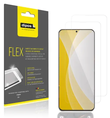 Immagine prodotto di 2x Pellicola protettiva per viqee 8+, rivestimento al 100%, Protezione dipos Flex