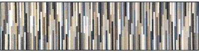 Moderne Fußmatte Läufer gestreift 60x240 lang groß