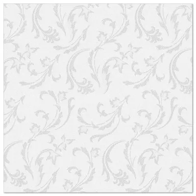 Produktbild von 250 Papstar Servietten ROYAL Collection 1/4-Falz 40 cm x 40 cm weiss Damascato 84994