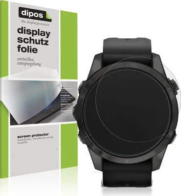 Produktbild von 6x Schutzfolie für Garmin Fenix 7s Pro 47mm matt Displayschutzfolie Folie Display Schutz dipos