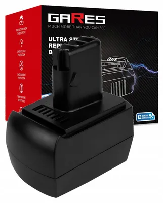 Obrázek produktu pro Gares Náhradní baterie pro Bosch PSR VE-2 GWSH 2607335465 | 14,4 V 3 Ah Inny | Vysokovýkonná baterie pro robotický vysavač | Kompatibilní s Bosch PSR VE-2 GWSH 2607335465 | Prémiová kvalita