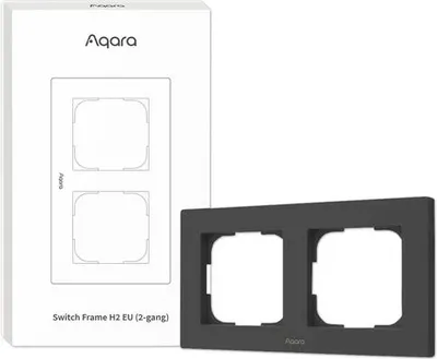 Immagine prodotto di Aqara Switch Frame H2 (2-gang), grey