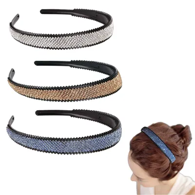 Image de Lot de 3 élastiques à cheveux ornés de cristaux