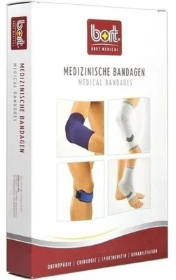 Produktbild von Bort Zweizug Kniestütze>>>>Farbe: blau Gr. L