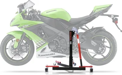 Immagine prodotto di Cavalletto centrale CS Power Evo per Kawasaki ZX-10R 08-10 rosso