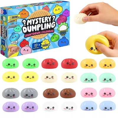 Produktbild von Goaduoynt Adventskalender mit Anti-Stress-Spielzeug, 24 Überraschungen, Geschenk