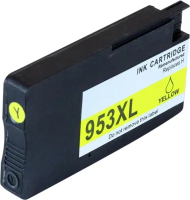 Image de Compatible avec la cartouche d'encre jaune 953XL (F6U18AE) pour HP