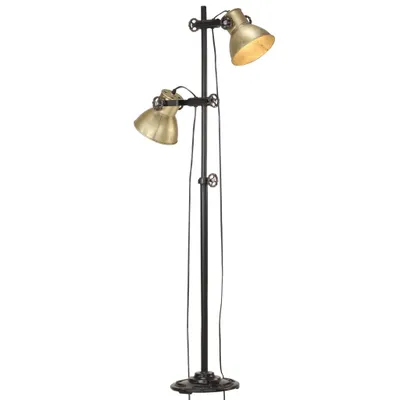Produktbild von Stehlampe 2-flammig Messing E27 Gusseisen