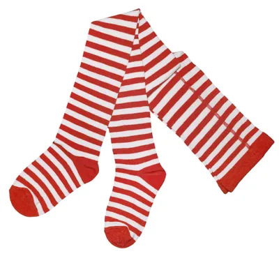 Produktbild von Damen Strumpfhosen aus Baumwolle Bonbons Rot Größe 46-48