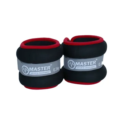 Obrázek produktu pro Kondiční zátěž na zápěstí a nohy MASTER 2 x 0,5 kg, neopren