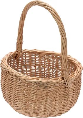 Produktbild von BOGATECO | Geschenkkorb Dekokorb 20 x 30cm Aufbewahrungskorb Spielzeugkorb, Kaminkorb, Marktkorb Korb geflochten für Kinderzimmer