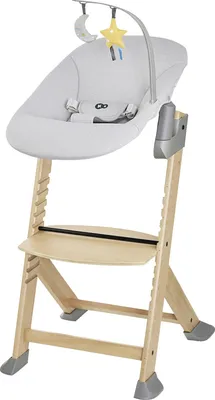 Immagine prodotto di Kinderkraft ENOCK + CALMEE Seggiolone evolutivo in legno con sdraietta regolabile Grigio