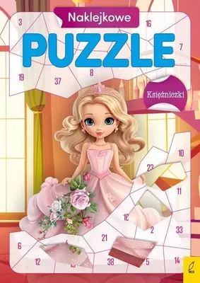 Produktbild von Naklejkowe puzzle. Księżniczki