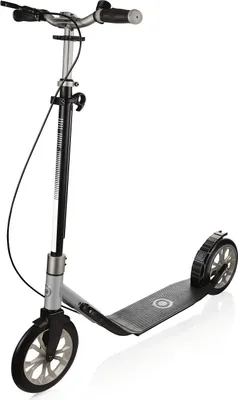Image de GLOBBER ONE NL 230 ULTIMATE - Trottinette, 230 mm, ABEC 9, frein à main, mécanisme de pliage, réglable en hauteur, gris
