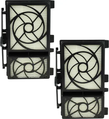 Produktbild von vhbw 2x Staubsaugerfilter kompatibel mit Kärcher VC 6200, VC 6300, VC 6100 Staubsauger - HEPA-Filter Schwarz Weiß