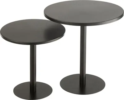 Produktbild von 2er-Set Aluminium-Couchtische im Nestdesign