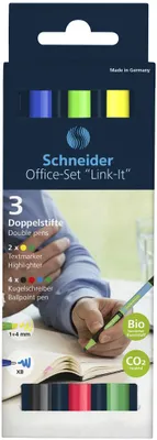 Produktbild von Schneider Schreibset Link-It Office farbsortiert