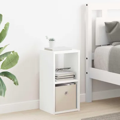 Immagine prodotto di vidaXL Comodino bianco 25,5 x 22 x 49,5 cm in materiale derivato dal legno