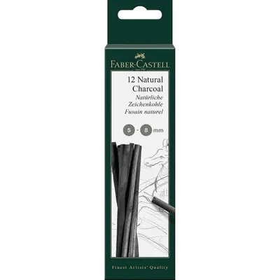 Immagine prodotto di FABER-CASTELL Carbone naturale nero carbone 12 pz.