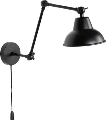 Productafbeelding van Xavi wandlamp, E27, zwart
